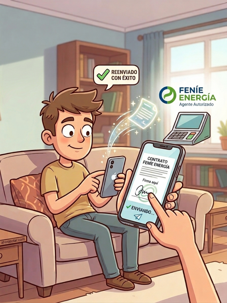 Contratación digital de luz con el móvil fácil